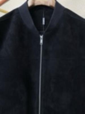 wholesale quality zegna suede leather coat model no. 31